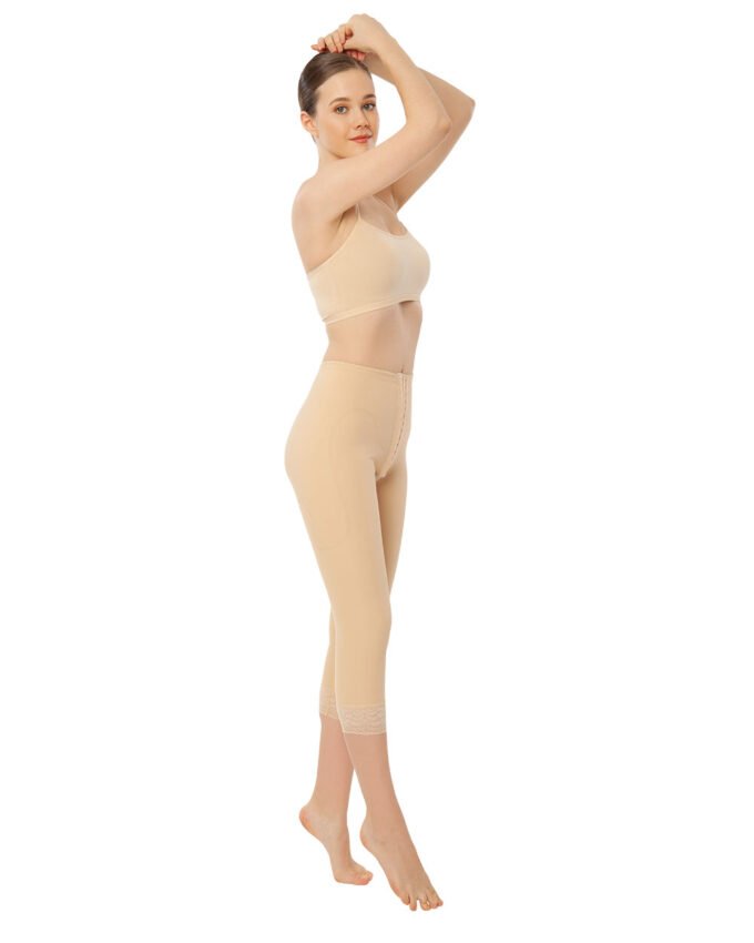REF 123 Hooked Waist - Below Knee / Reinforce Liposuction Garment