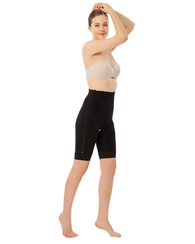 REF 220 Zippered Waist - Above Knee Liposuction Garment