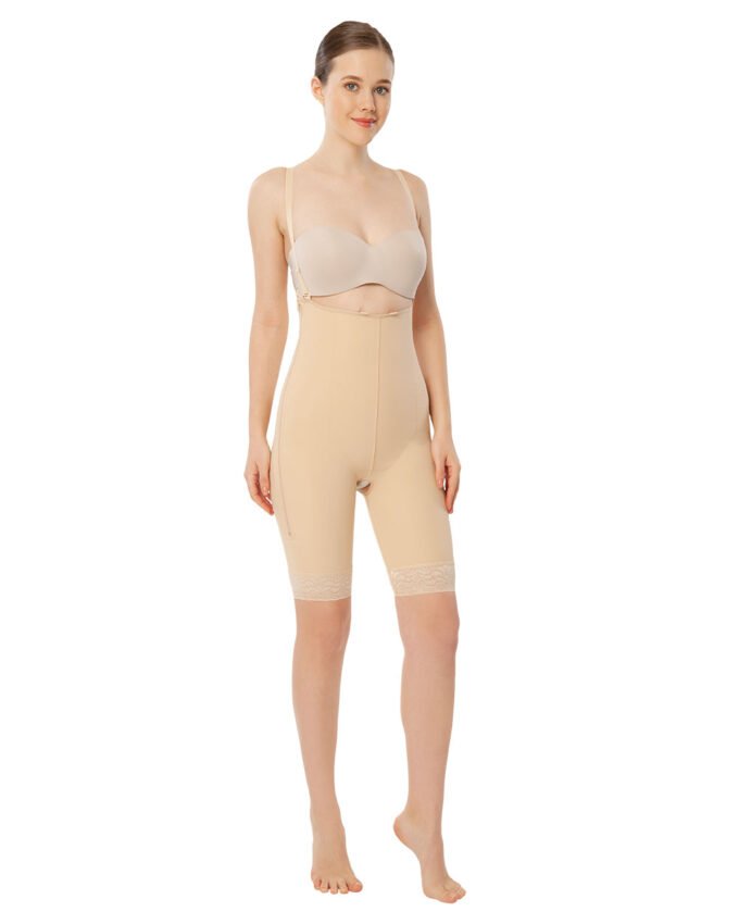 REF 222 Zippered Under Breast - Above Knee / Extended Back) Liposuction Garment