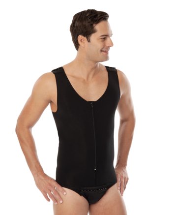 REF 241 Zippered Panty Male Liposuctıon Body Garment