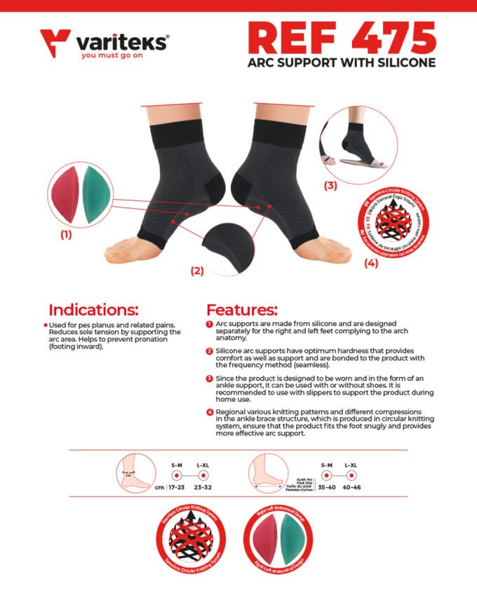 REF 475 Arc Support With Silicone