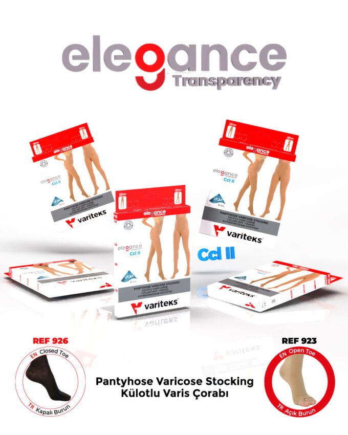 REF 923 Pantyhose Varicose Stocking (Open Toe)
