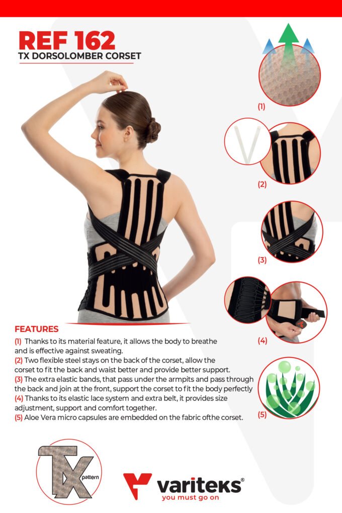 REF 162 TX Dorsolomber Corset